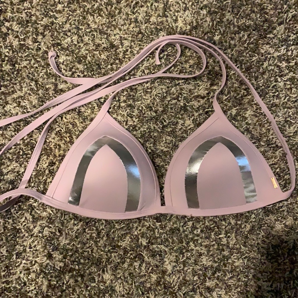 VS pink bikini top lavender silver